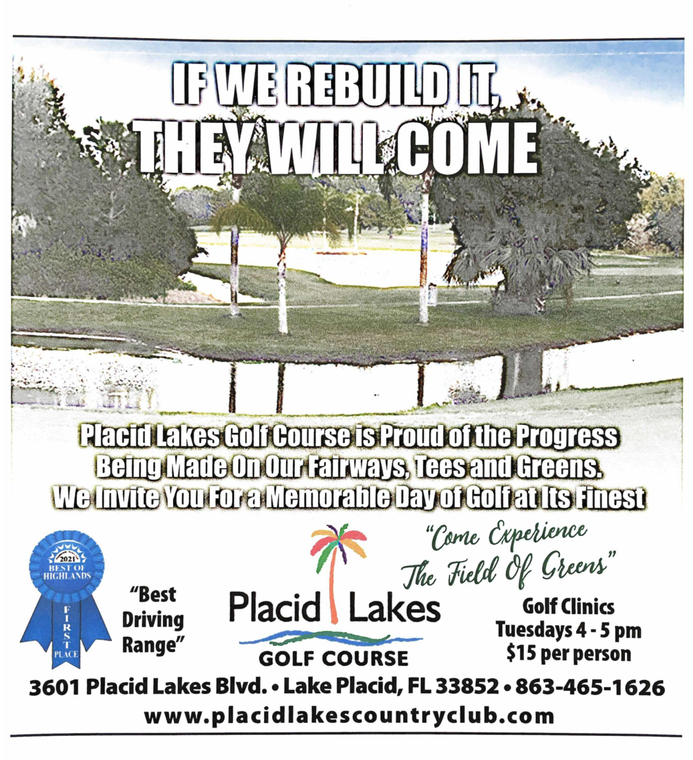 The Placid Lakes Golf Course Lake Golf Courses Lakes FL Public Golf